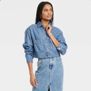 Universal Thread Medium Blue Jean Jacket